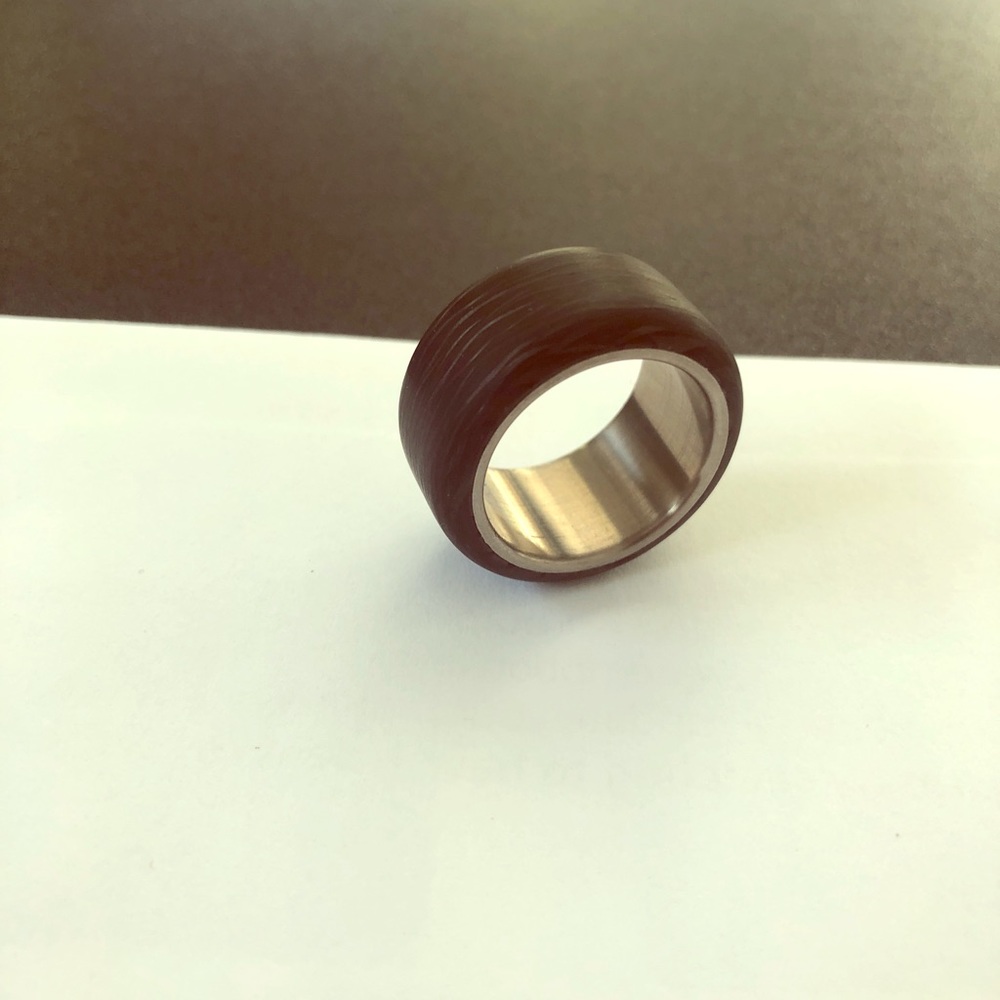 Carbon Kulture titanium ring. Never worn